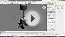 3ds Max Easy Piston Crank Animation with Link Constraint