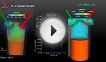 4 Stroke Single Cylinder Engine Simulation with Flow-3D by