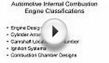 Automotive Internal Combustion Engine Classifications