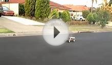 Four stroke rc buggy with saito40 aircraft engine. Part 2