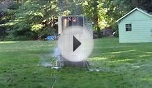 Gasoline + GOX Rocket Engine Test 9/30/13