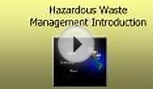 Hazardous Waste Management Introduction