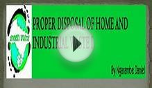 INDUSTRIAL WASTE DISPOSAL MANAGEMENT by GREEN YATRA