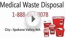 Medical waste disposal Spokane Valley WA,Sharps container