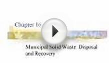 Municipal Solid Waste: Disposal and Recovery