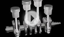 Piston and crankshaft Animation