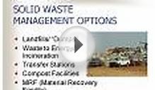 SOLID WASTE MANAGEMENT OPTIONS