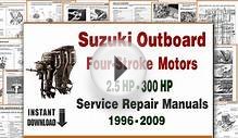 Suzuki Four Stroke Outboard Motors Repair Manuals
