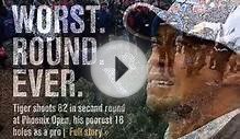 Tiger Woods has worst round of pro career at Waste