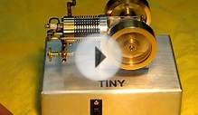 "TINY" Small 4 stroke internal combustion engine. 2nd Video