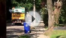 Waste Management recycling garbage truck 8-12-15
